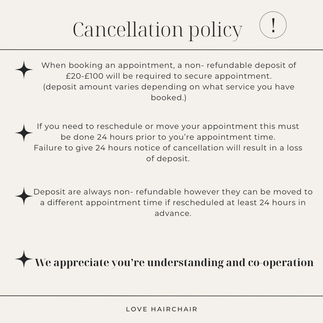 cancellation policy